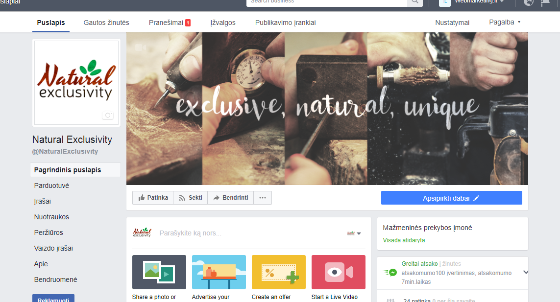 fb natural exclusivity